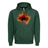 Sports Green christmas patch Zipper Hoodie - JahusDesignShop