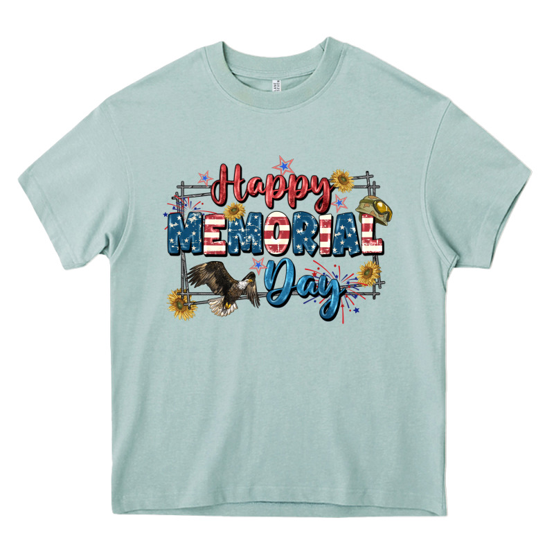 Happy Memorial Day 4th Of July Heavy Core Tee by CowGirlArtShop | Teevron
