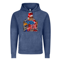 Vintage Denim America Vintage Hoodie - CowhideDigitalArt