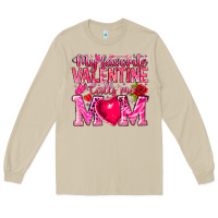 Mushroom My Favorite Valentine Calls Me Long Sleeve Tee - CowhideDigitalArt