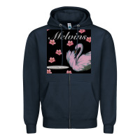 Navy The Melvins stoner witch Zipper Hoodie - DesignPulse