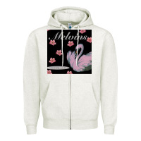 Oatmeal Heather The Melvins stoner witch Zipper Hoodie - DesignPulse