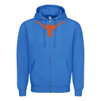 True Royal texas longhorns Zipper Hoodie - DesignPulse