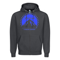 Smoke paramount pictures Zipper Hoodie - DesignPulse