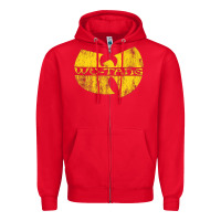 Red Vintage Zipper Hoodie - DesignPulse