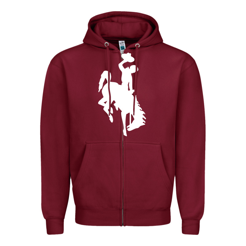 Wyoming Cowboys Zipper Hoodie by DesignPulse | Teevron