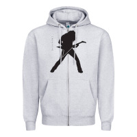 Heather Grey dave mustaine Zipper Hoodie - DesignPulse