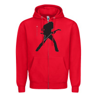 Red dave mustaine Zipper Hoodie - DesignPulse