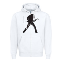 White dave mustaine Zipper Hoodie - DesignPulse