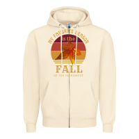 Sandshell feminist my favorite season is fall patriarchy retro vintage long slee Zipper Hoodie - DesignPulse