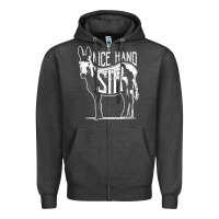 Charcoal Heather Nice Hand Sir Donkey Poker Funny Gambling Design For Fans Zipper Hoodie - DesignPulse