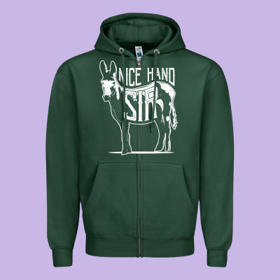 Nice Hand Sir Donkey Poker Funny Gambling Design For Fans Zipper Hoodie Designed By Designpulse