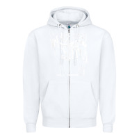 White Nice Hand Sir Donkey Poker Funny Gambling Design For Fans Zipper Hoodie - DesignPulse