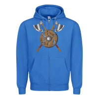 True Royal renaissance fair faire festival medieval theme axe shield Zipper Hoodie - DesignPulse