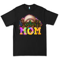 Black baseball mom Premium Tee - OliviaCreatesArt