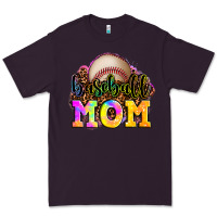 Plum baseball mom Premium Tee - OliviaCreatesArt