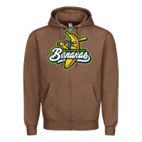 Chestnut bananas Zipper Hoodie - DesignPulse