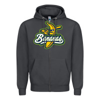 Smoke bananas Zipper Hoodie - DesignPulse