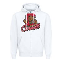 White cornell Zipper Hoodie - DesignPulse