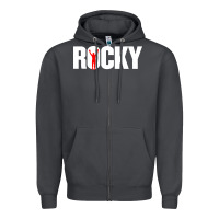 Smoke boxer r o c k y Zipper Hoodie - DesignPulse