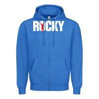 True Royal boxer r o c k y Zipper Hoodie - DesignPulse