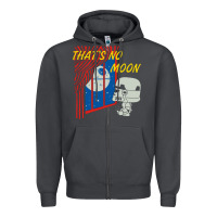 Smoke that's no moon Zipper Hoodie - DesignPulse