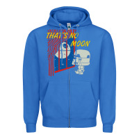 True Royal that's no moon Zipper Hoodie - DesignPulse