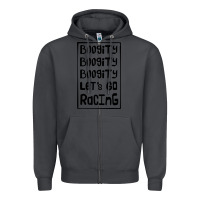 Smoke boogity lets go racing Zipper Hoodie - DesignPulse