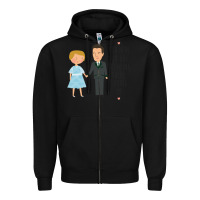 Black sound of music - loving me Zipper Hoodie - DesignPulse