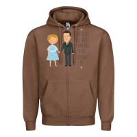 Chestnut sound of music - loving me Zipper Hoodie - DesignPulse