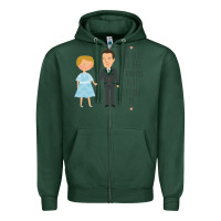 Sports Green sound of music - loving me Zipper Hoodie - DesignPulse