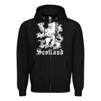 Black youth scotland Zipper Hoodie - DesignPulse