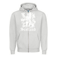 Dove Grey youth scotland Zipper Hoodie - DesignPulse