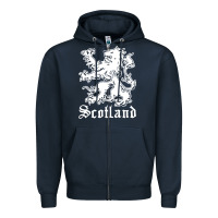 Navy youth scotland Zipper Hoodie - DesignPulse