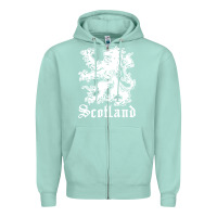 Seafoam youth scotland Zipper Hoodie - DesignPulse