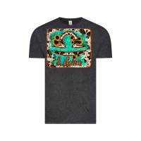 Vintage Black libra turquoise cowhide Vintage Tee - RanaPortraitStore