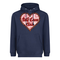 Navy self love club valentine's day Heavyweight Hoodie - RanaPortraitStore