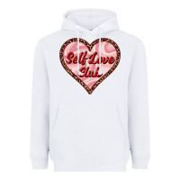 White self love club valentine's day Heavyweight Hoodie - RanaPortraitStore
