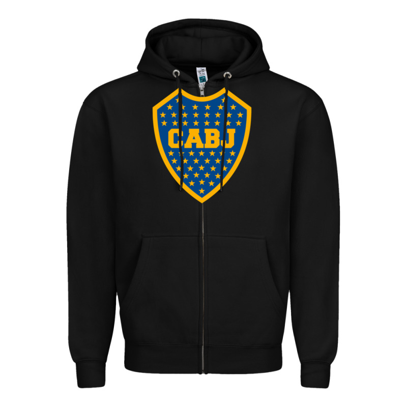 Boca Juniors Zipper Hoodie by DesignPulse | Teevron