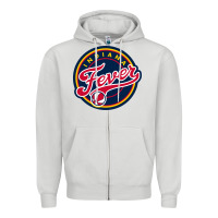 Dove Grey indiana,team,fever Zipper Hoodie - DesignPulse