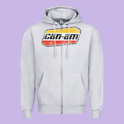 Canam Vintage Original Atv Utv Off Road Gift Long Sleeve Zipper Hoodie Designed By Designpulse