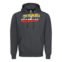 Smoke CANAM Vintage Original ATV UTV off road Gift Long Sleeve Zipper Hoodie - DesignPulse