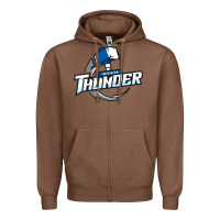 Chestnut wichita thunder Zipper Hoodie - DesignPulse
