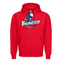 Red wichita thunder Zipper Hoodie - DesignPulse