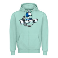 Seafoam wichita thunder Zipper Hoodie - DesignPulse