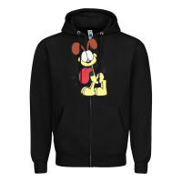 Black odie the dog gift Zipper Hoodie - DesignPulse