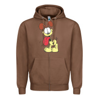 Chestnut odie the dog gift Zipper Hoodie - DesignPulse
