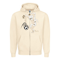 Sandshell funny halloween soccer ball Zipper Hoodie - DesignPulse