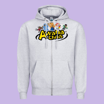 Awa Na Awa Ni Clubs Zipper Hoodie Designed By Designpulse