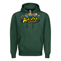 Sports Green awa na awa ni clubs Zipper Hoodie - DesignPulse